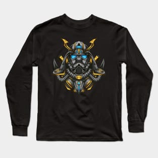 Silver Galaxy Warrior Long Sleeve T-Shirt